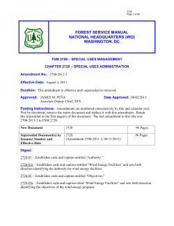 FSM - USDA Forest Service