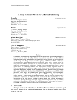 3.3 Joint Mixture Model (JMM) and Flexible Mixture Model (FMM)