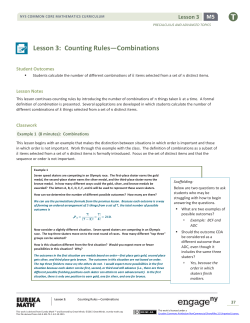 Precalculus Module 5, Topic A, Lesson 3: Teacher