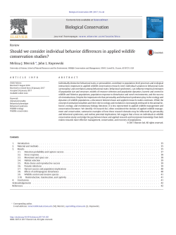 Should we consider individual behavior differences in applied