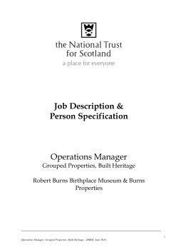 Stakeholder Management - National Trust for Scotland
