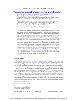 The peculiar phase structure of random graph bisection