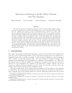 Information Gathering in Ad-Hoc Radio Networks