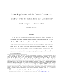 Evidence from the Indian Firm Size Distribution
