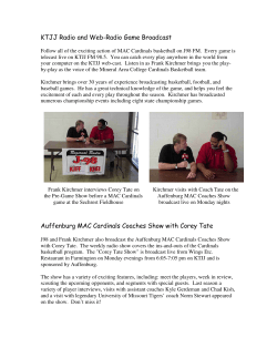 KTJJ Radio and Web-Radio Game Broadcast Auffenburg MAC