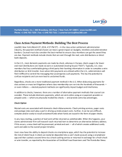 Class Action Payment Methods: Building The Best