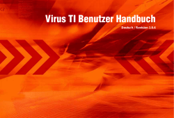 Virus TI Benutzer Handbuch