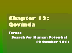 Govinda - AUSD Blogs
