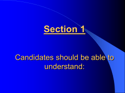 Section 1 - CastleSchoolPE