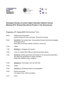 T Final programme - Plymouth University