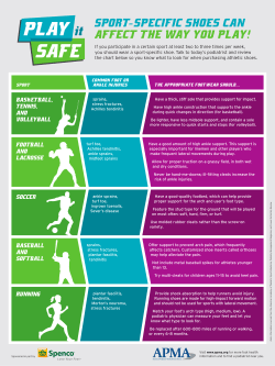SPORT-SPECIFIC SHOES CAN AFFECT THE WAY YOU PLAY!