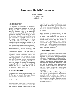 Puzzle games (like Rubik`s cube) solver