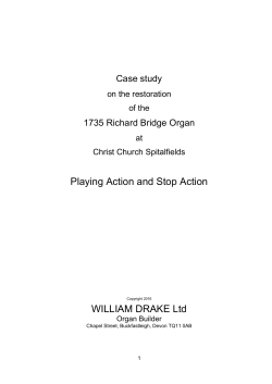 Playing Action and Stop Action WILLIAM