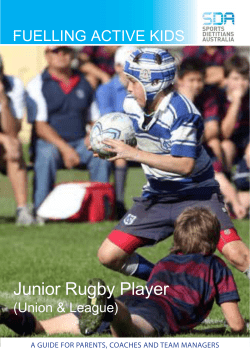 Junior Rugby Player Junior Rugby Player
