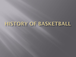 History of Basketball