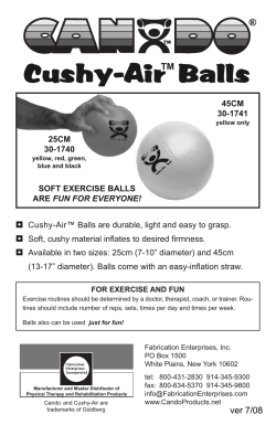 Cushy air ball instructions:Layout 1.qxd