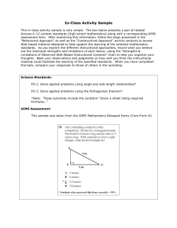In-Class Activity Sample