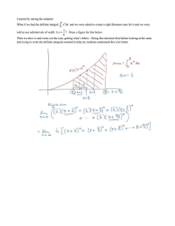 Then we took the following notes (answers follow): Writing a Limit of