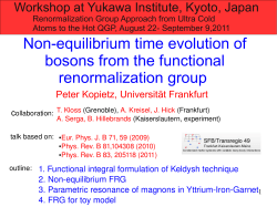 Non-equilibrium time evolution of bosons from the functional