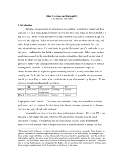 Lara Buchak - "Risk aversion and rationality