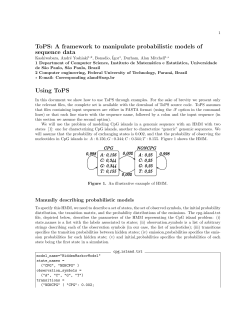 ToPS: A framework to manipulate probabilistic models of sequence