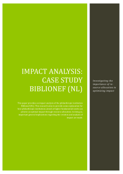 2.2. Optimal impact - Erasmus University Thesis Repository