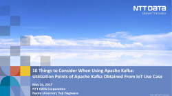 10 Things to Consider When Using Apache Kafka: Utilization Points
