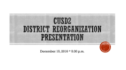 Presentation - Serena CUSD #2