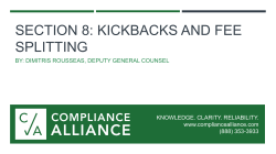 Texas Update 2016 - Compliance Alliance