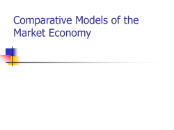 Comparative Models of the Market Economy