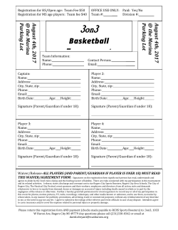 Basketball Tournament - Rogers City Nautical Festival