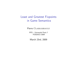 Least and Greatest Fixpoints in Game Semantics