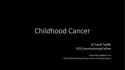 Childhood cancer