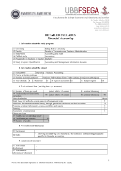 Financial Accounting