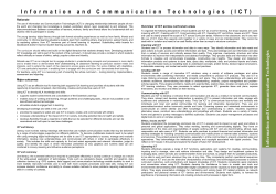 ICT Scope and Sequence - Emu Park State School