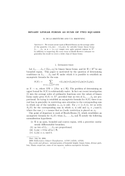 Binary linear forms as sums of two squares