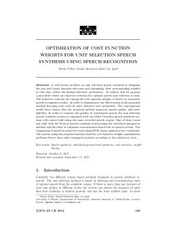 OPTIMIZATION OF COST FUNCTION WEIGHTS FOR UNIT