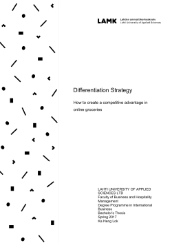 Differentiation Strategy