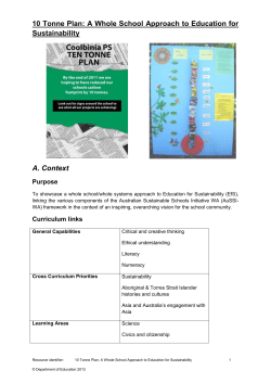 Coolbinia Primary School Case Study