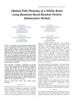 Optimal Path Planning of a Mobile Robot using Quadrant