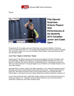 Filip Ilijevski Surprises, Ontario Players` Well Performances at the