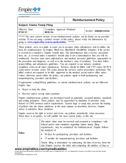 Claims Timely Filing