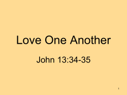 Characteristics Of Love 1 Corinthians 13:4-7