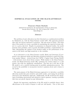 Empirical Evaluation of the Black-Litterman Model