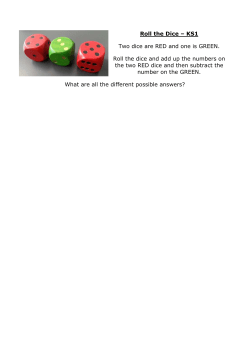 7) Addition and Subtraction Ideas