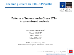 Green ICTs - Institut Mines