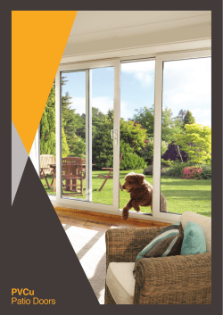 PVCu Patio Doors