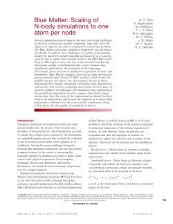 Blue Matter: Scaling of N-body simulations to one atom
