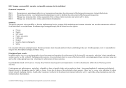 Element of competence