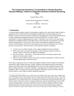 The Contextual Importance of Uncertainty in
